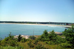Crescent Beach as seen from Rood's Head Park